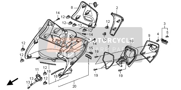 77505KWN900, Rubber, Document Lock, Honda, 0